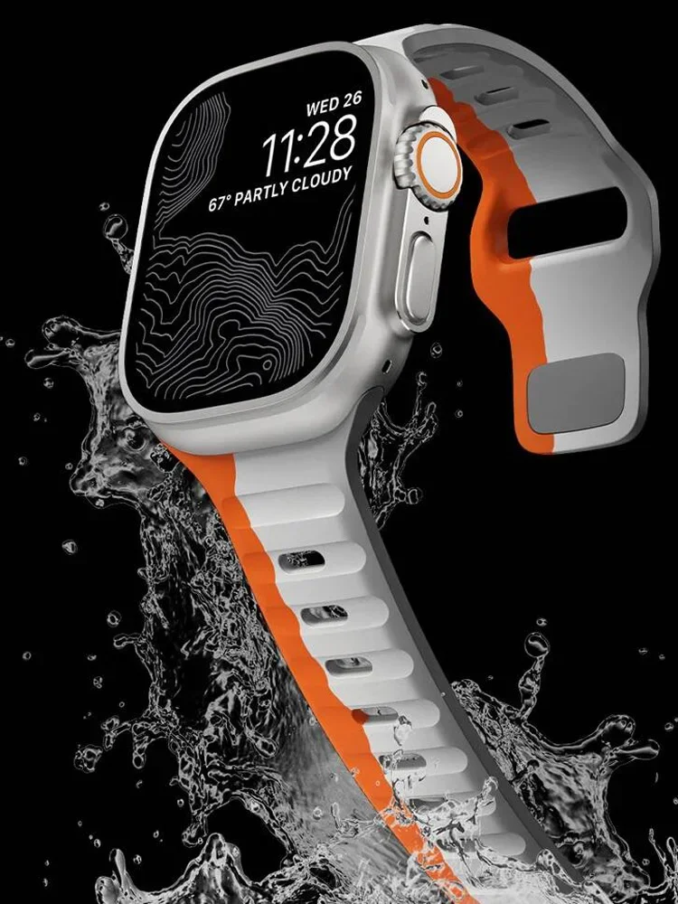 Fitness Tracker Band - Мягкий силиконовый ремешок для Apple Watch